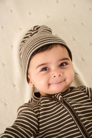Organic Cotton Modal Marley Beanie - Bear/Cassava