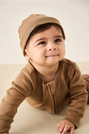 Pima Cotton Marley Beanie - Cream Caramel