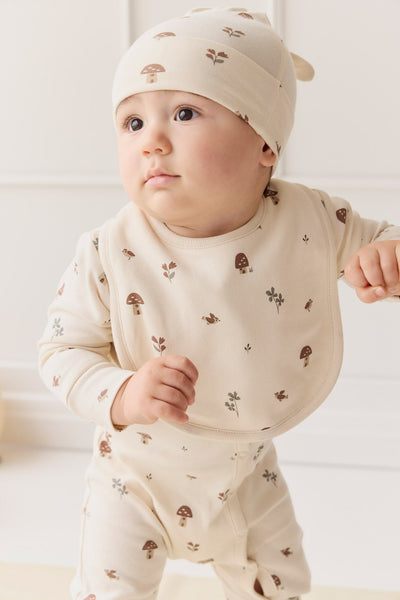 Organic Cotton Bib - Le Champignon