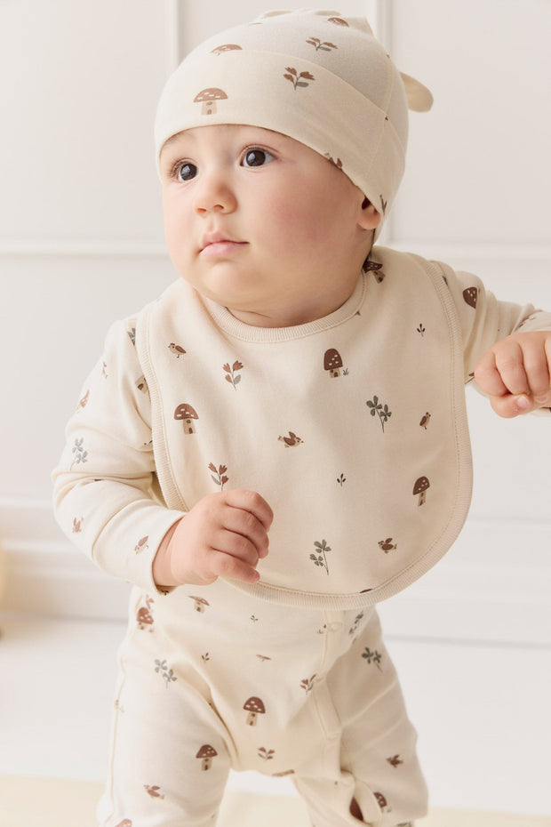 Organic Cotton Bib - Le Champignon