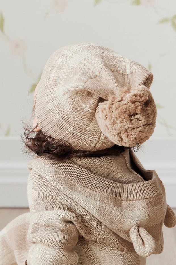 Jasper Hat - Check Jacquard