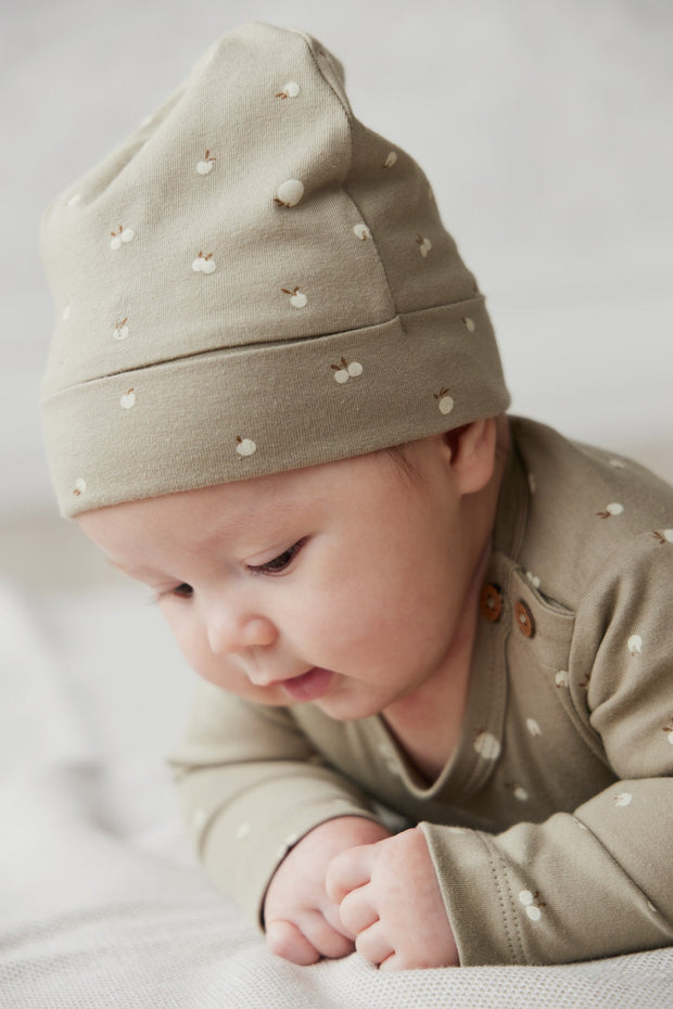 Organic Cotton Reese Beanie - Apples Seneca Rock