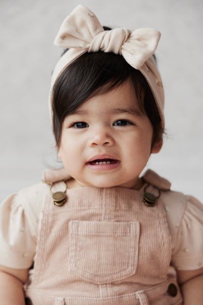 Organic Cotton Headband - Elenore Pink Tint