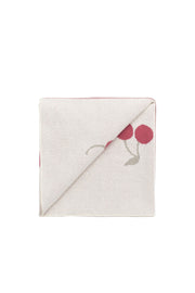 Cherry Knitted Blanket - Cherry Love Rhubarb