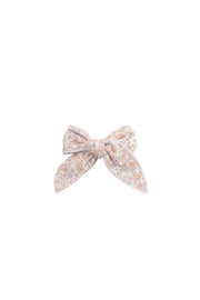Organic Cotton Bow - Chloe Mauve