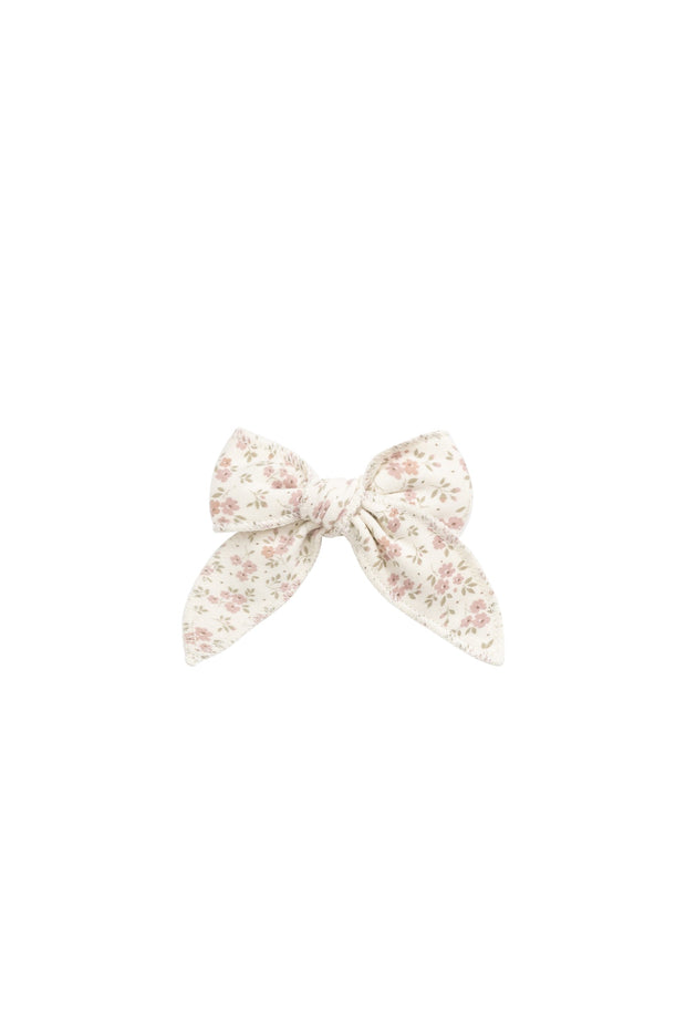 Organic Cotton Bow - Rosalie Field Blush