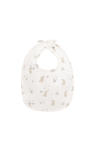 Organic Cotton Bib - Lapin Jardin