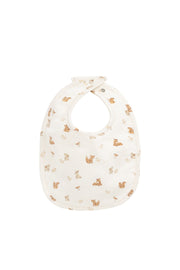 Organic Cotton Bib - Forest Friends