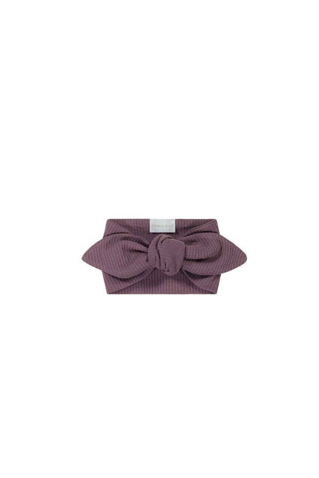 Organic Cotton Modal Headband - Mauve