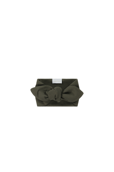 Organic Cotton Modal Headband - Olive