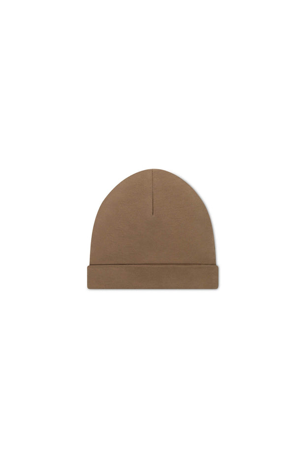 Pima Cotton Marley Beanie - Cream Caramel