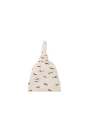 Organic Cotton Knot Beanie - Avion Shell