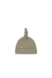 Organic Cotton Knot Beanie - Noel Tree