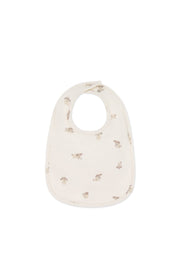 Organic Cotton Bib - Sasha Puppy Tofu